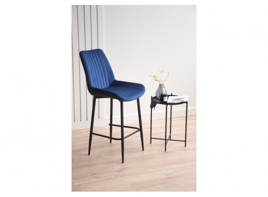 Полубарный стул Седа синий (zd 798) / черный