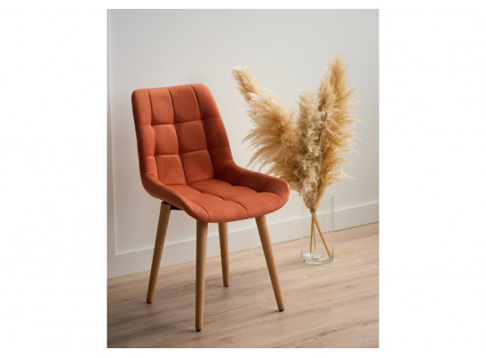 Деревянный стул Челси 360 терракотовый (zd 432) / светлое дерево в Ростове-на-Дону