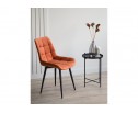 Стул на металлокаркасе Челси К терракотовый (zd 432) / черный в Ростове-на-Дону