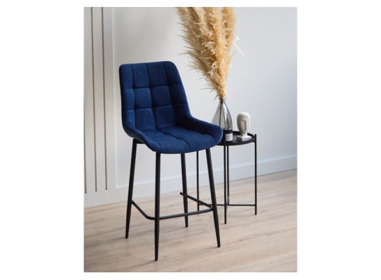 Полубарный стул Челси 360 синий (zd 798) / черный в Ростове-на-Дону