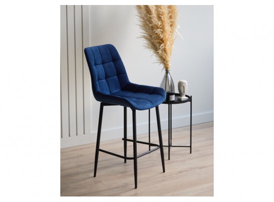 Полубарный стул Челси 360 синий (zd 798) / черный в Ростове-на-Дону