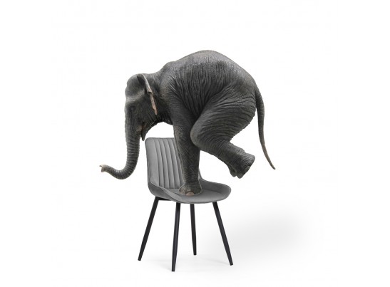 Стул на металлокаркасе Вейв темно-серый / черный в Ростове-на-Дону