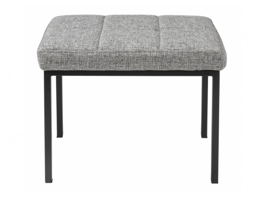 Банкетка Дион рогожка графит / черный матовый в Ростове-на-Дону