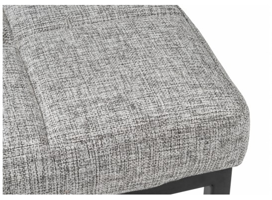 Банкетка Дион рогожка графит / черный матовый в Ростове-на-Дону