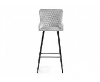 Барный стул Mint light gray / black