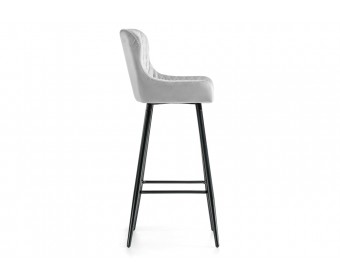 Барный стул Mint light gray / black