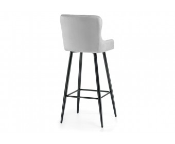 Барный стул Mint light gray / black