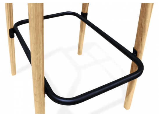 Барный стул SHT-ST19/S94 белый / прозрачный лак в Ростове-на-Дону