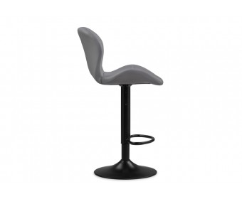 Барный стул Trio light gray / black
