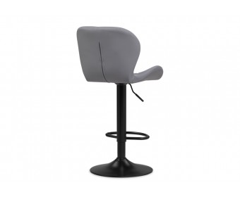 Барный стул Trio light gray / black