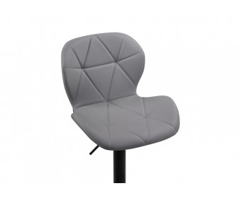 Барный стул Trio light gray / black