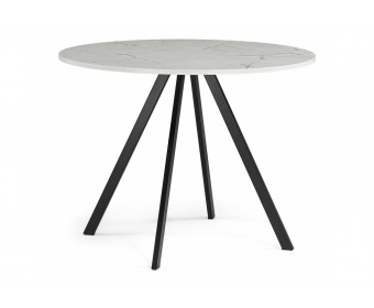 Деревянный стол Баргел 90х90х75 оникс / черный