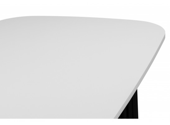 Деревянный стол Бавария B 200 х 90 белая пленка шагрень / черный в Ростове-на-Дону