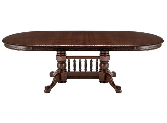 Деревянный стол Кантри 160(200-240)х107х78 орех с коричневой патиной в Ростове-на-Дону