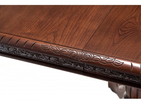 Деревянный стол Кантри 160(200-240)х107х78 орех с коричневой патиной в Ростове-на-Дону