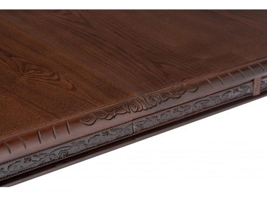 Деревянный стол Кантри 160(200-240)х107х78 орех с коричневой патиной в Ростове-на-Дону