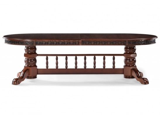 Деревянный стол Кассиль 260(330)х110х77 орех с коричневой патиной в Ростове-на-Дону