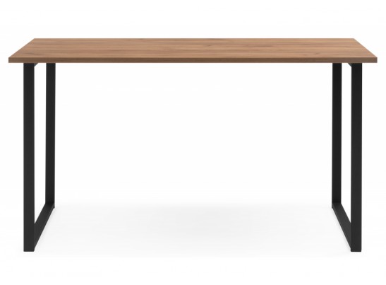 Деревянный стол Лиман 117 х 77 дуб крафт золотой / черный матовый в Ростове-на-Дону