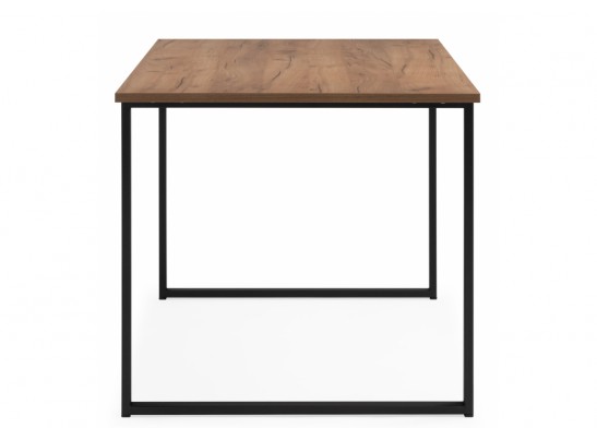 Деревянный стол Лиман 117 х 77 дуб крафт золотой / черный матовый в Ростове-на-Дону