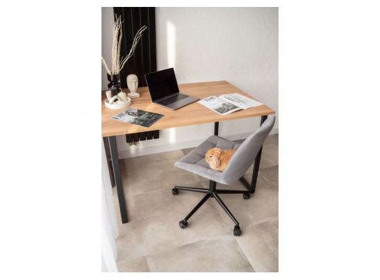 Деревянный стол Лиман 117 х 77 дуб крафт золотой / черный матовый в Ростове-на-Дону