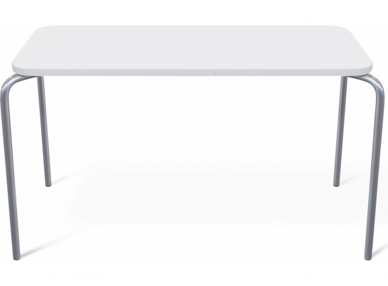 Деревянный стол SHT-T35 70/50 белый матовый / хром лак в Ростове-на-Дону