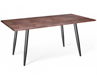 Деревянный стол SHT-TU14/120/80 МДФ черный муар / палисандр