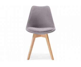 Деревянный стул Bonuss light gray / wood