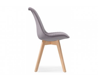 Деревянный стул Bonuss light gray / wood