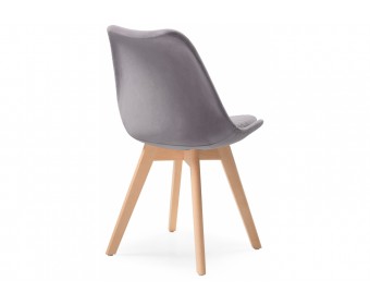 Деревянный стул Bonuss light gray / wood