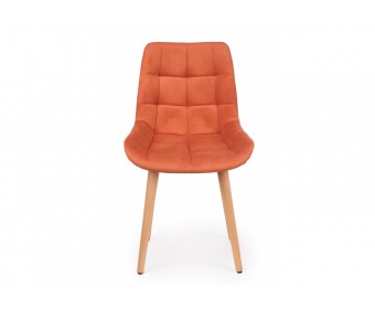 Деревянный стул Челси 360 терракотовый (zd 432) / светлое дерево