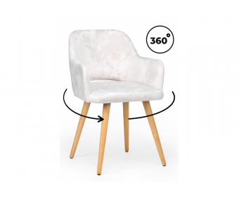 Деревянный стул Эолин 360 светло-бежевый (simple 011) / светлое дерево