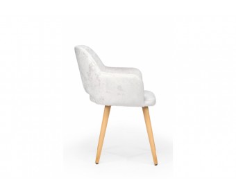 Деревянный стул Эолин 360 светло-бежевый (simple 011) / светлое дерево