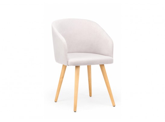 Деревянный стул Монер 360 светло-серый (glory 36) / светлое дерево в Ростове-на-Дону