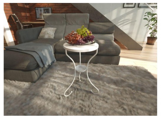 Журнальный столик Sheffilton SHT-CT10-1 белый муар в Ростове-на-Дону