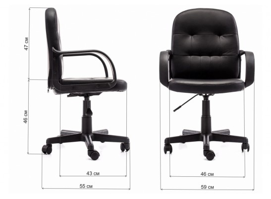 Компьютерное кресло Manager черное в Ростове-на-Дону