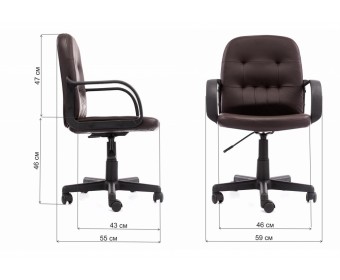 Компьютерное кресло Manager коричневое