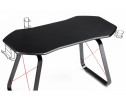 Компьютерный стол Koni 130х65х76 black / red в Ростове-на-Дону