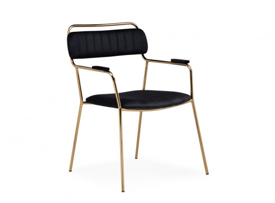 Кресло Aspen black / gold в Ростове-на-Дону