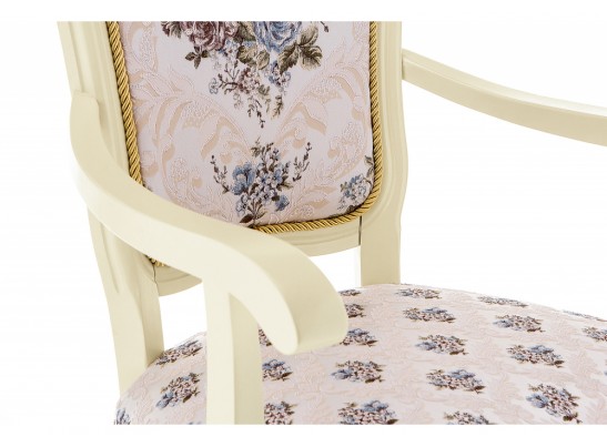 Кресло Руджеро патина золото / молочный в Ростове-на-Дону