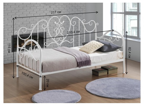 Кровать Dalia 90 см х 200 см ivory в Ростове-на-Дону