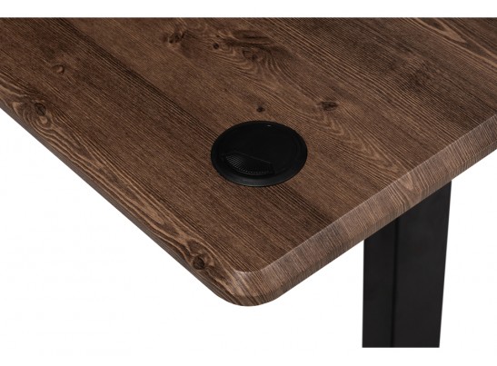 Компьютерный стол Маркос с механизмом подъема 120х75х75 черный / орех кантри в Ростове-на-Дону