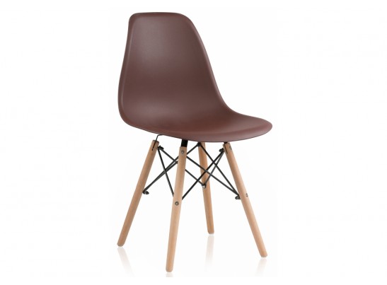 Пластиковый стул Eames PC-015 brown в Ростове-на-Дону