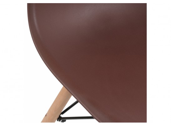 Пластиковый стул Eames PC-015 brown в Ростове-на-Дону