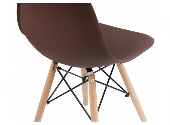 Пластиковый стул Eames PC-015 brown в Ростове-на-Дону