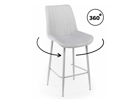 Полубарный стул Седа 360 светло-серый (zd 960) / серый в Ростове-на-Дону