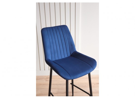 Полубарный стул Седа синий (zd 798) / черный