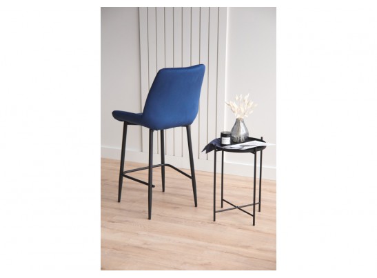 Полубарный стул Седа синий (zd 798) / черный