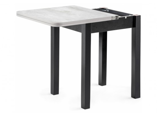 Стол Энлей 60(120)х60х74 метрополитан грей / черный в Ростове-на-Дону