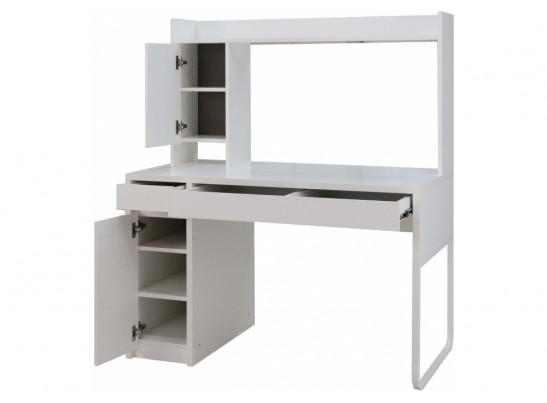 Стол компьютерный Сити-12 белый шелк в Ростове-на-Дону