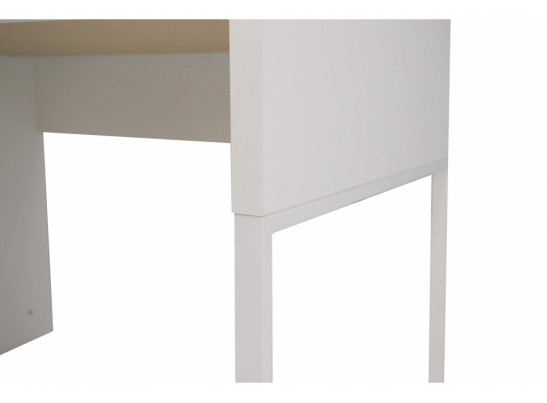 Стол компьютерный Сити-12 белый шелк в Ростове-на-Дону